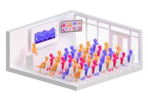 large video conferencing